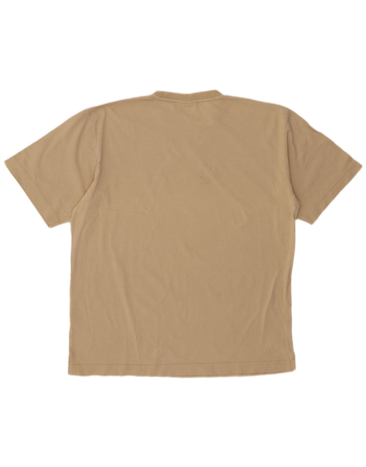 ASICS Herren T-Shirt Top XL Beige Baumwolle