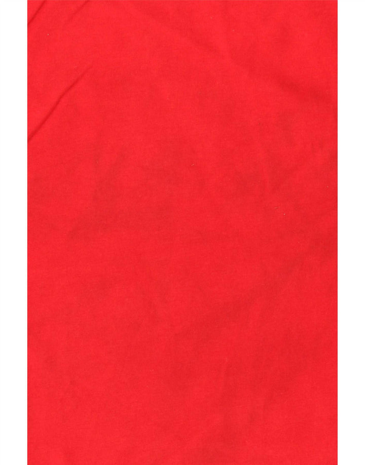 Adidas Herren T-Shirt Top Small Rot Baumwolle