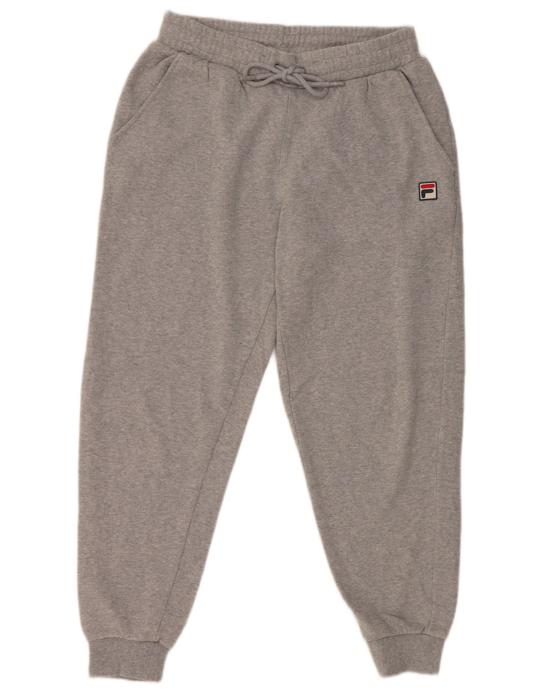 FILA Herren-Trainingshose, Jogginghose, Größe S, graue Baumwolle