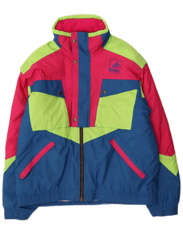 Dubin Herren Skijacke IT 52 Large Blau Colourblock Polyester