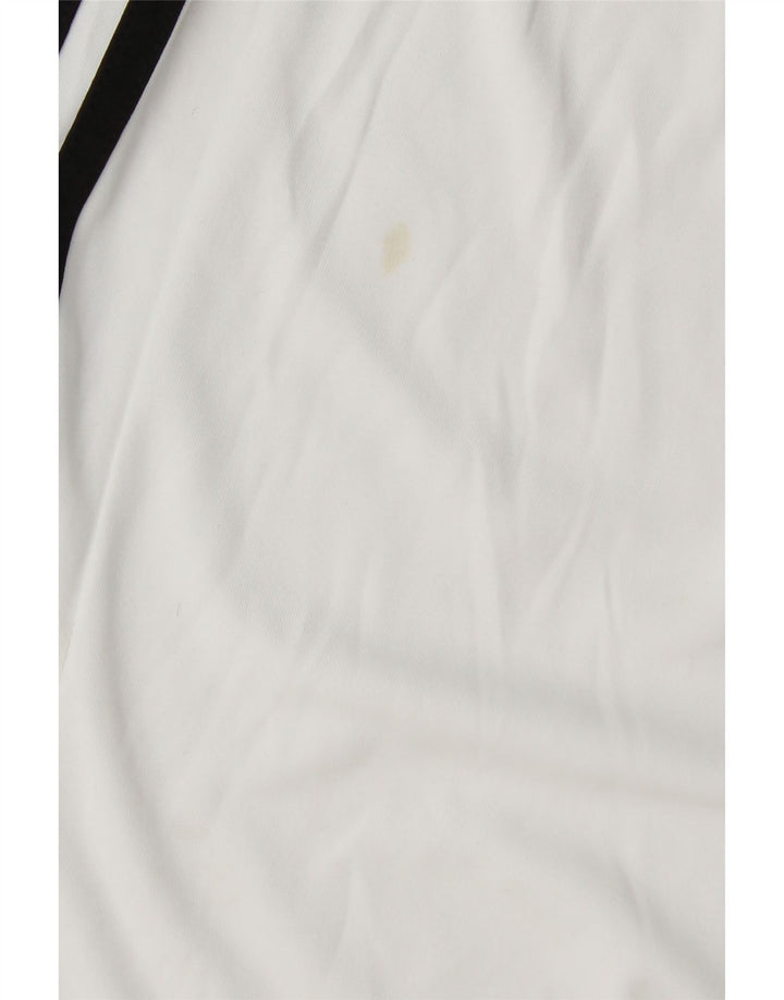 ADIDAS Mens Primegreen Sport Shorts Small White Polyester
