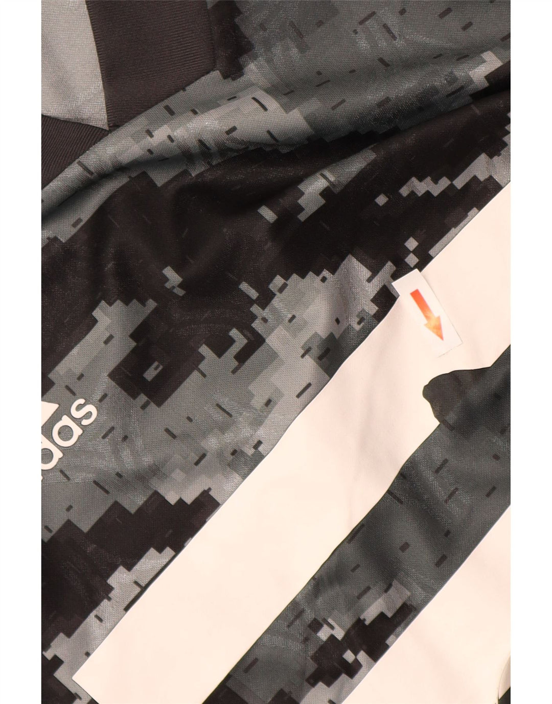 ADIDAS Herren Grafik-T-Shirt-Oberteil Mittelgraues Camouflage-Polyester