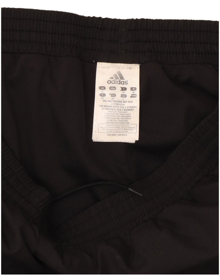 Adidas Damen Climalite Trainingshose UK 12 Medium Schwarz Polyester