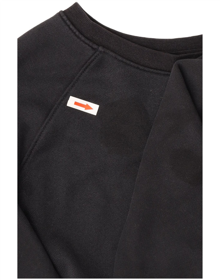 NIKE Jungen-Sweatshirt mit Grafik, 13–14 Jahre, XL, schwarze Baumwolle