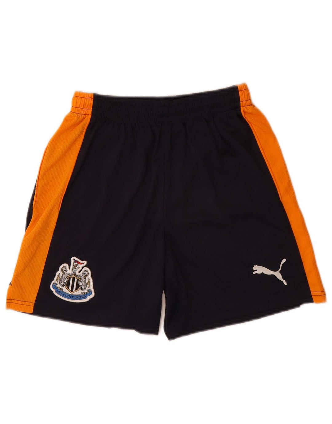 Puma Graphic Sportshorts für Jungen, 13–14 Jahre, marineblaues Farbblock-Polyester