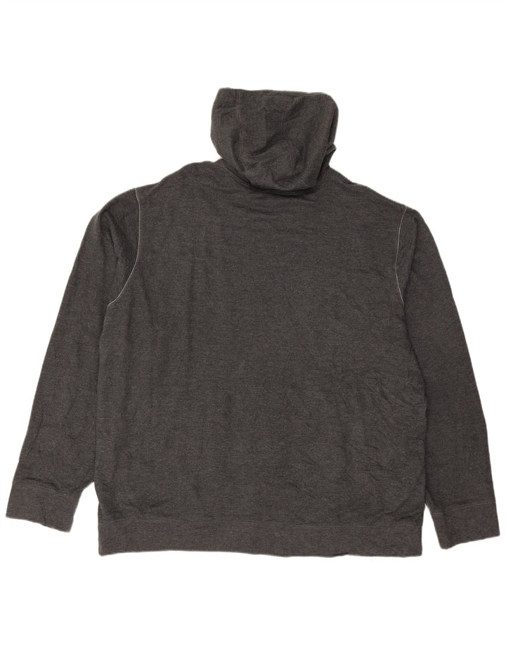 EDDIE BAUER Herren Kapuzenpullover XL Grau Baumwolle