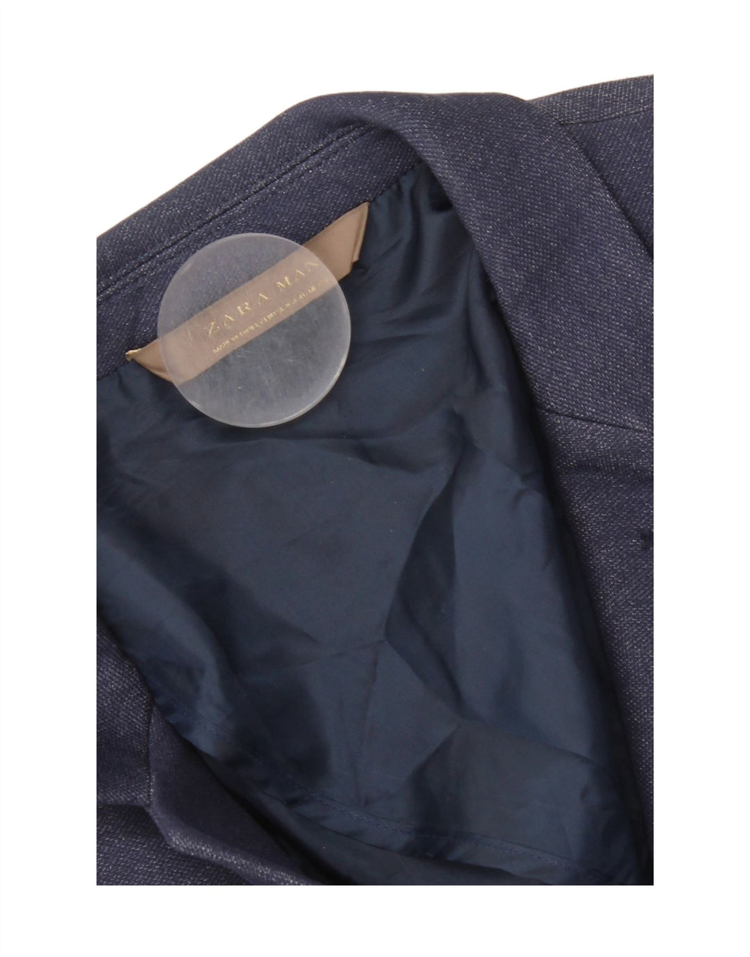 Zara Herren 2-Knopf-Blazerjacke EU 56 XL Marineblau