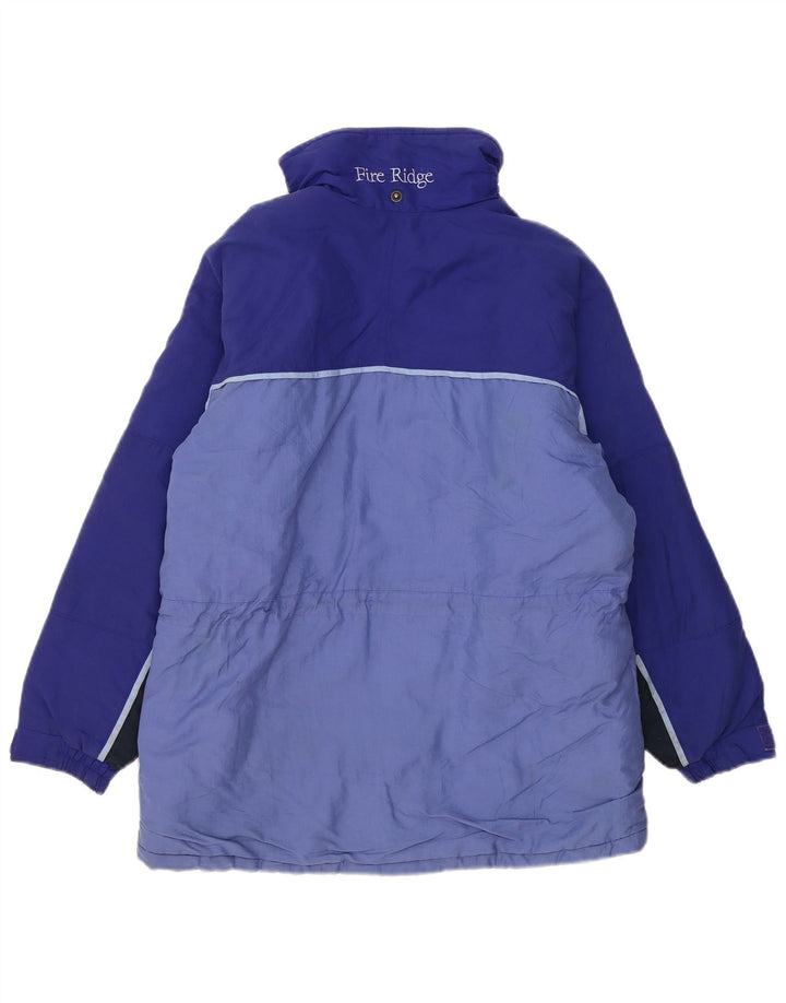 Columbia Jungen-Windbreaker-Jacke mit Grafik, 14–15 Jahre, blaues Colourblock-Nylon