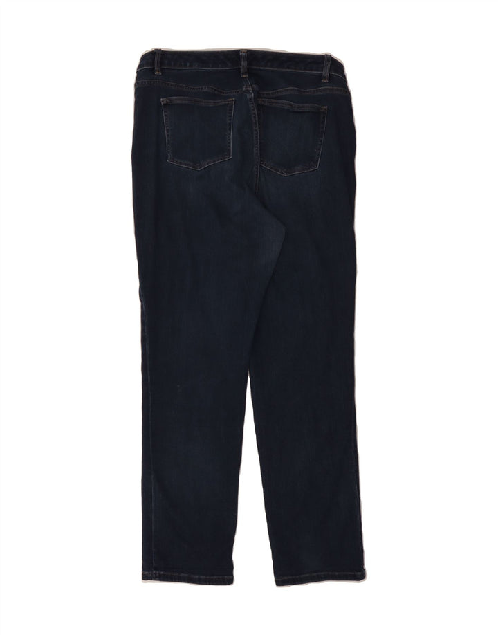 CHAPS Womens Slim Jeans US 16 2XL W38 L32 Navy Blue Cotton Vintage Chaps and Second-Hand Chaps from Messina Hembry 