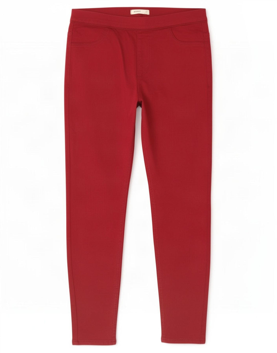 Marks & Spencer Damen Jegging-Jeans UK 12 Medium W30 L26 Rote Baumwolle