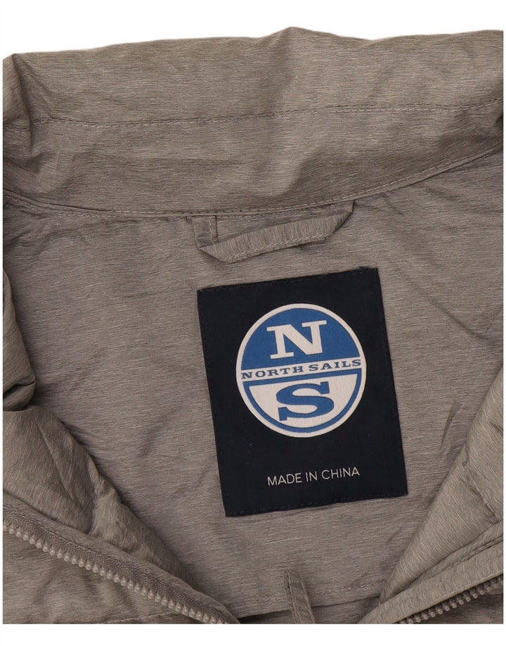 North Sails Damen Wattierte Jacke UK 10 Small Grau