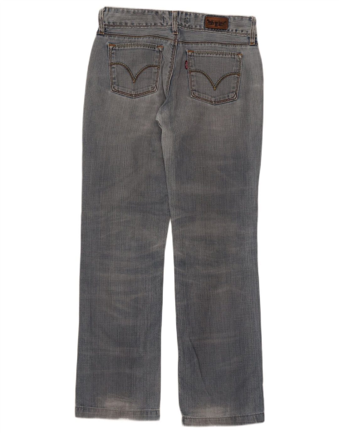 Levi's Damen 570 Straight Jeans W30 L31 Blaue Baumwolle