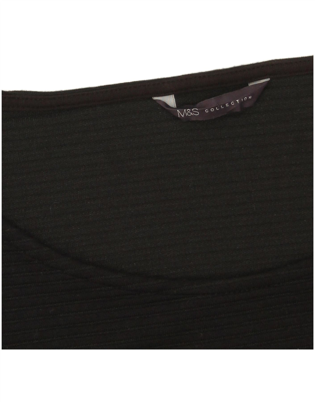 Marks & Spencer Damen Basic Kleid UK 16 Large Schwarz