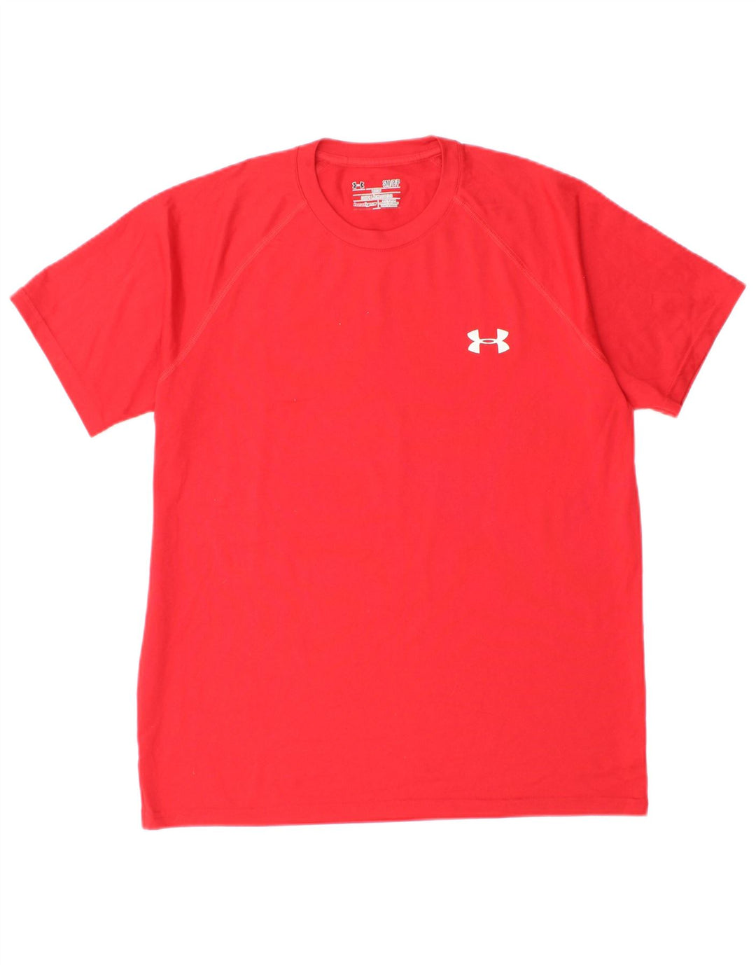 UNDER ARMOUR Herren Heat Gear T-Shirt Top Small Rot Polyester