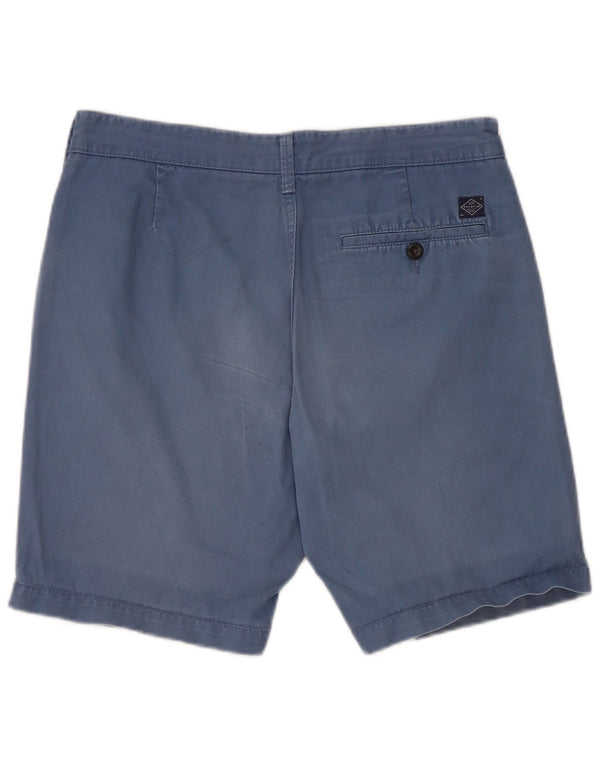 Marks & Spencer Herren-Chinoshorts W30, mittelmarineblaue Baumwolle