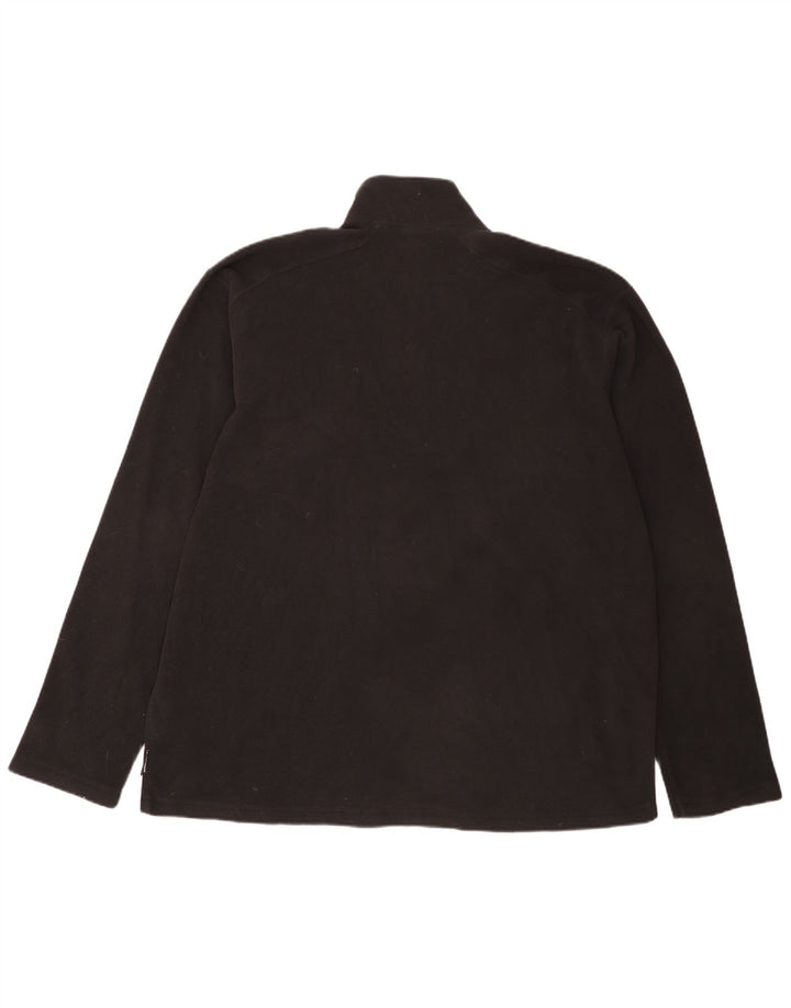 Helly Hansen Herren-Fleecepullover mit Reißverschluss am Hals, 3XL, Schwarz, Polyester