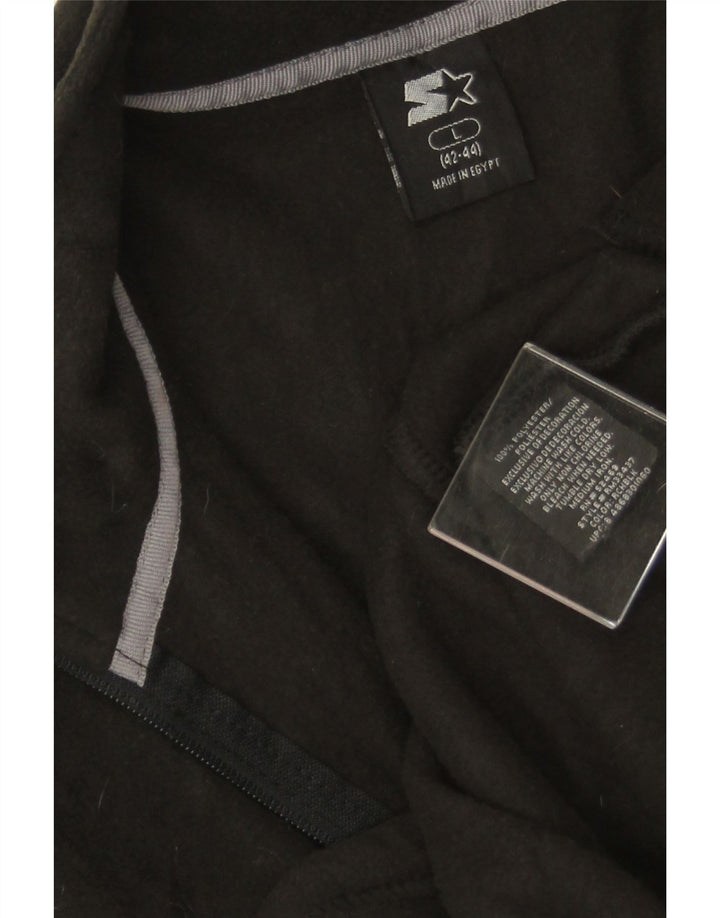 STARTER Herren Fleecejacke UK 42/44 Large Schwarz Polyester