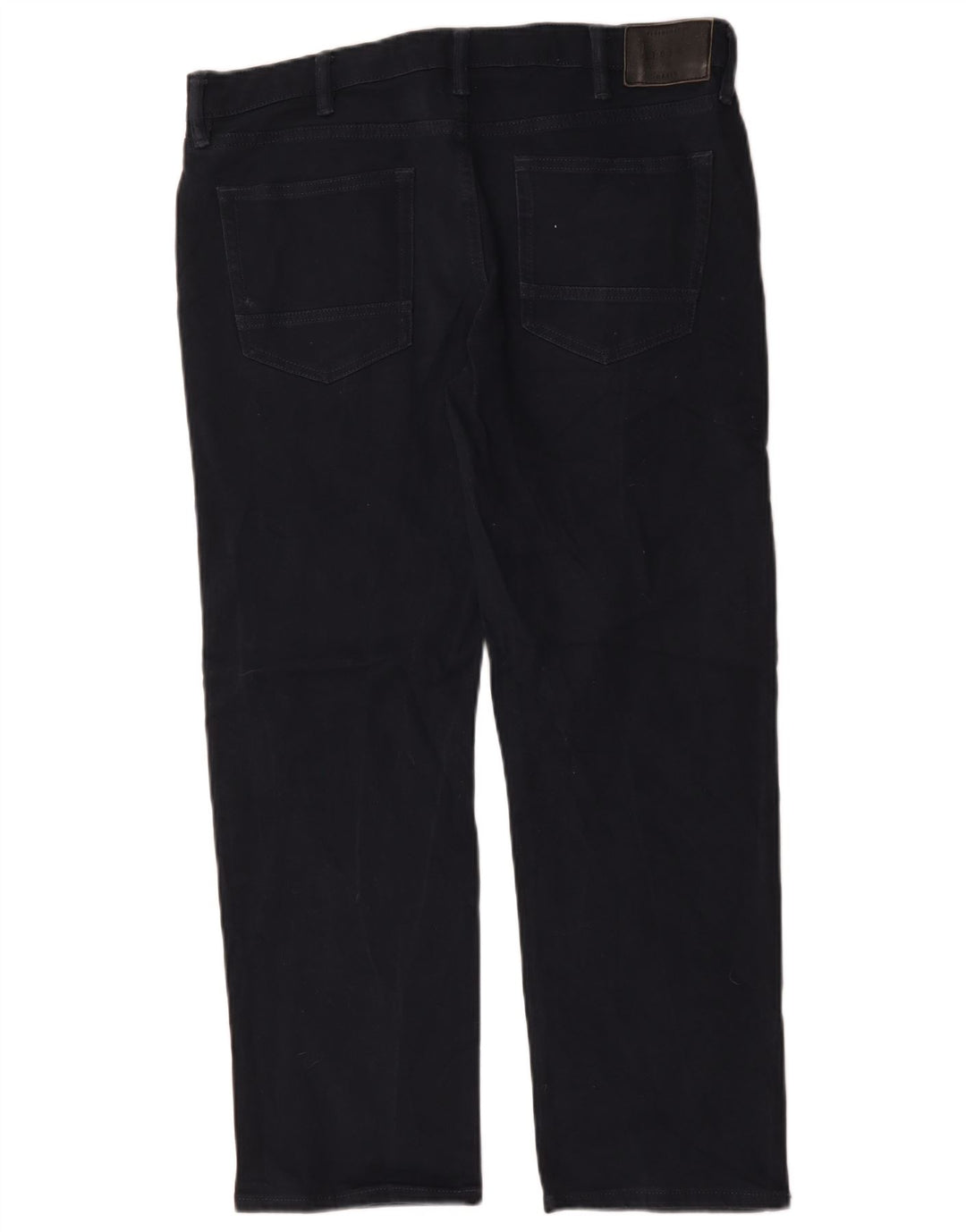 Marks & Spencer Herren Straight Jeans W36 L29 Marineblau Baumwolle