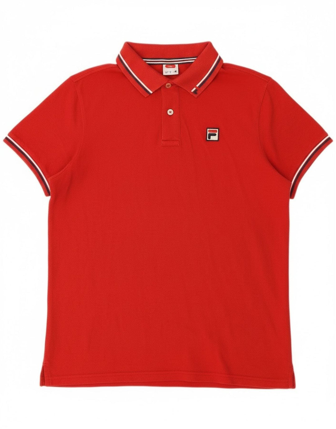 Fila Herren Poloshirt XS Rote Baumwolle