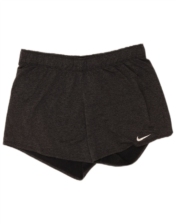 Nike Herren Dri Fit Sportshorts, groß, graues Polyester