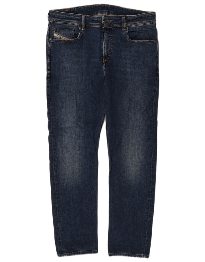 Diesel Herren Thanaz Slim Jeans W34 L27 Blaue Baumwolle