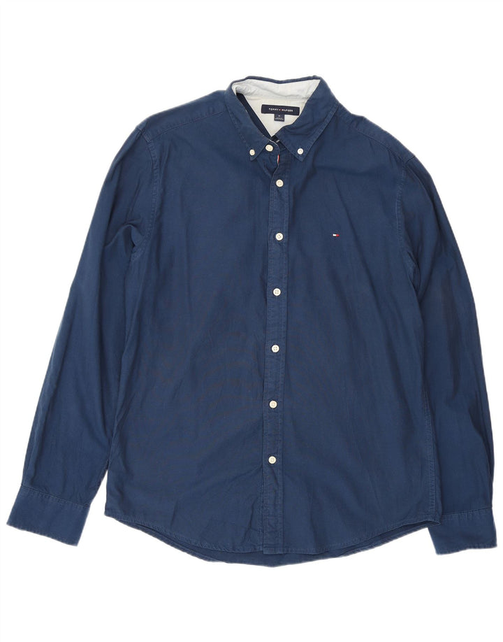 Tommy Hilfiger Herrenhemd Medium Marineblau