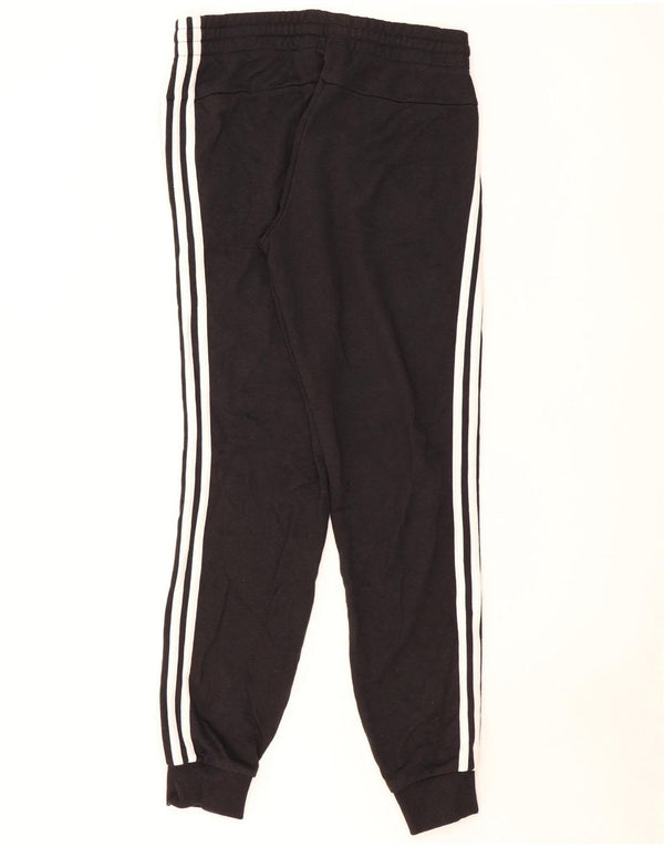 Adidas Damen Trainingshose Jogger UK 8/10 Small Schwarz Baumwolle