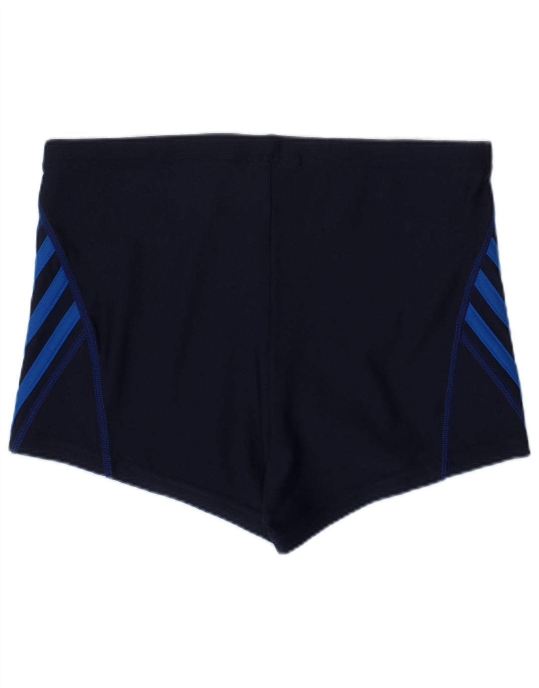 ADIDAS Damen Sportshorts UK 14 Medium Marineblau Nylon