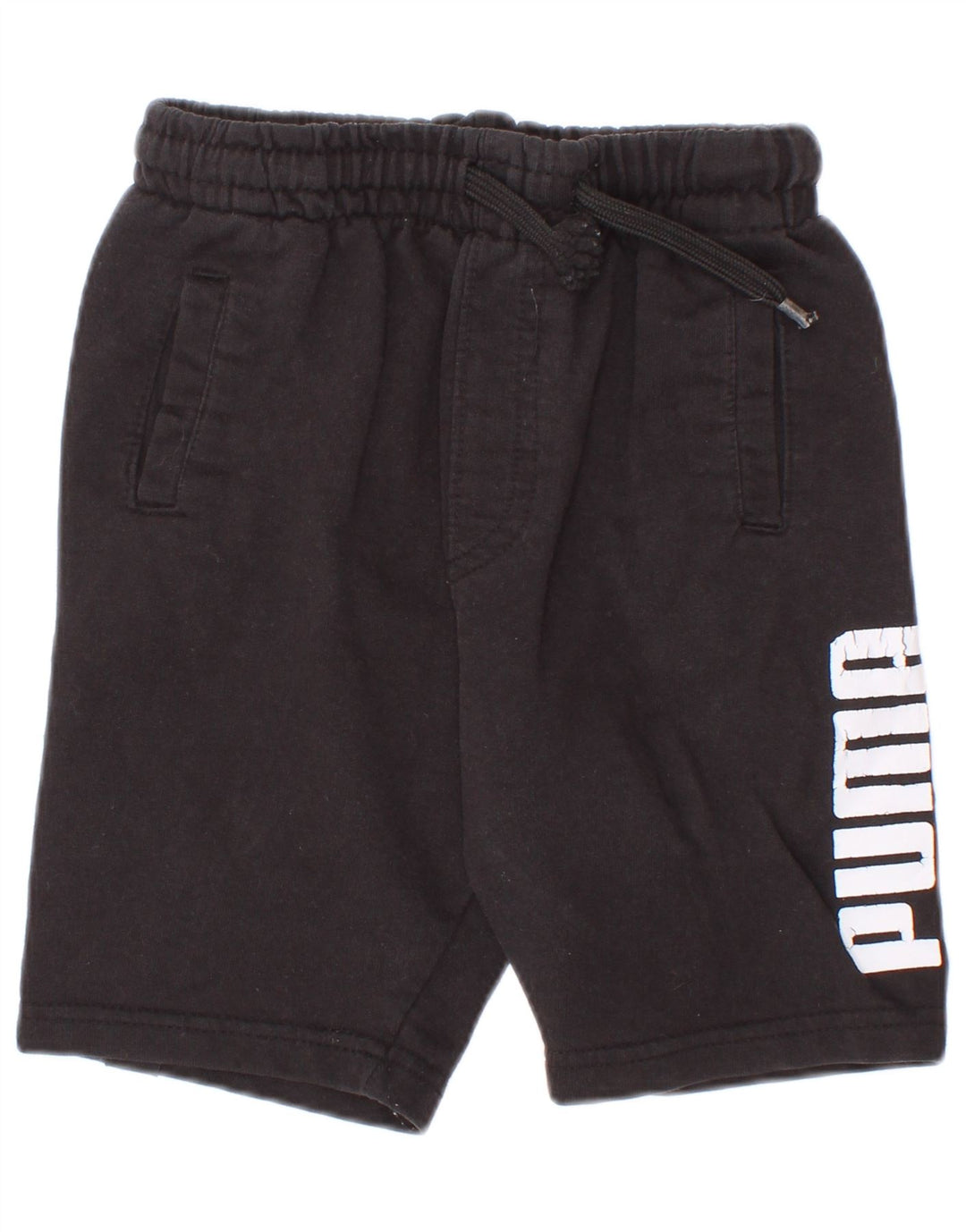Puma Boys Graphic Sport Shorts 4–5 Jahre, schwarze Baumwolle