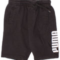 Puma Boys Graphic Sport Shorts 4–5 Jahre, schwarze Baumwolle