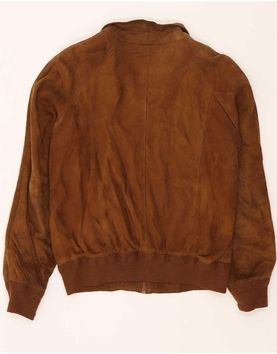 Vintage Herren Wildlederjacke IT 48 Medium Beige