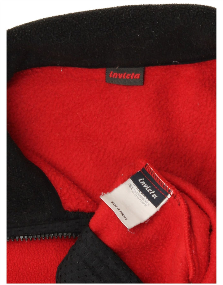 Invicta Herren Fleecejacke UK 42 XL Rot Polyester