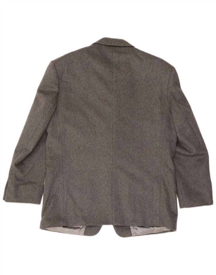 LANIFICIO DEL CASENTINO Herren-Blazer mit 3 Knöpfen, UK 38, Mittelgrau