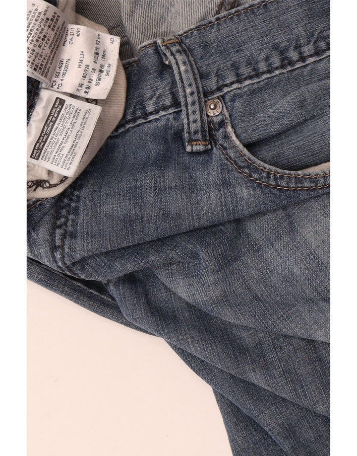 Levi's Damen Straight Jeans W36 L34 Blaue Baumwolle
