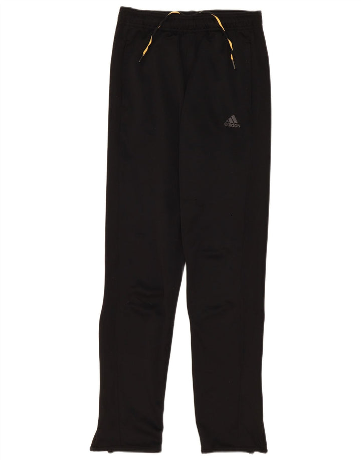 Adidas Jungen Climalite Trainingshose 13–14 Jahre, schwarzes Polyester