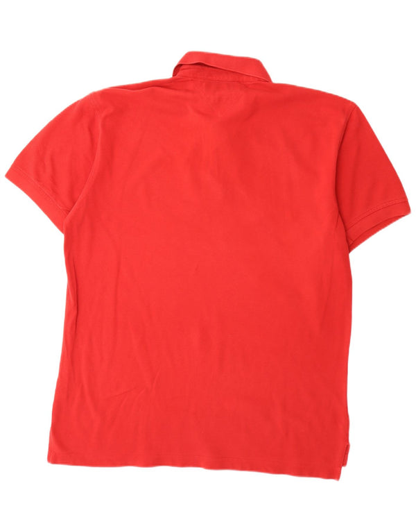 Tommy Hilfiger Herren Poloshirt XL, rote Baumwolle