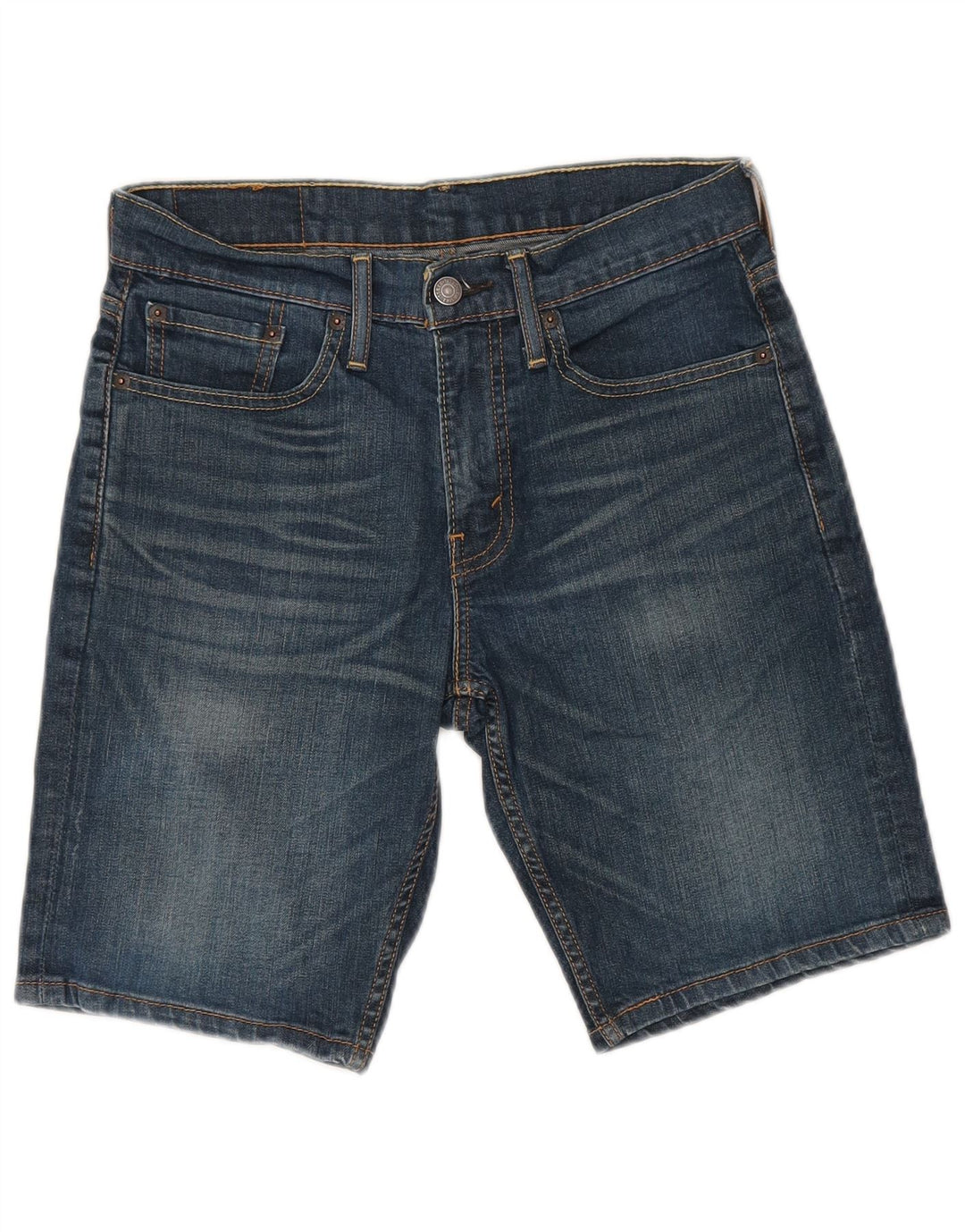 LEVI'S Herren 502 Denim Shorts W29 Small Blau