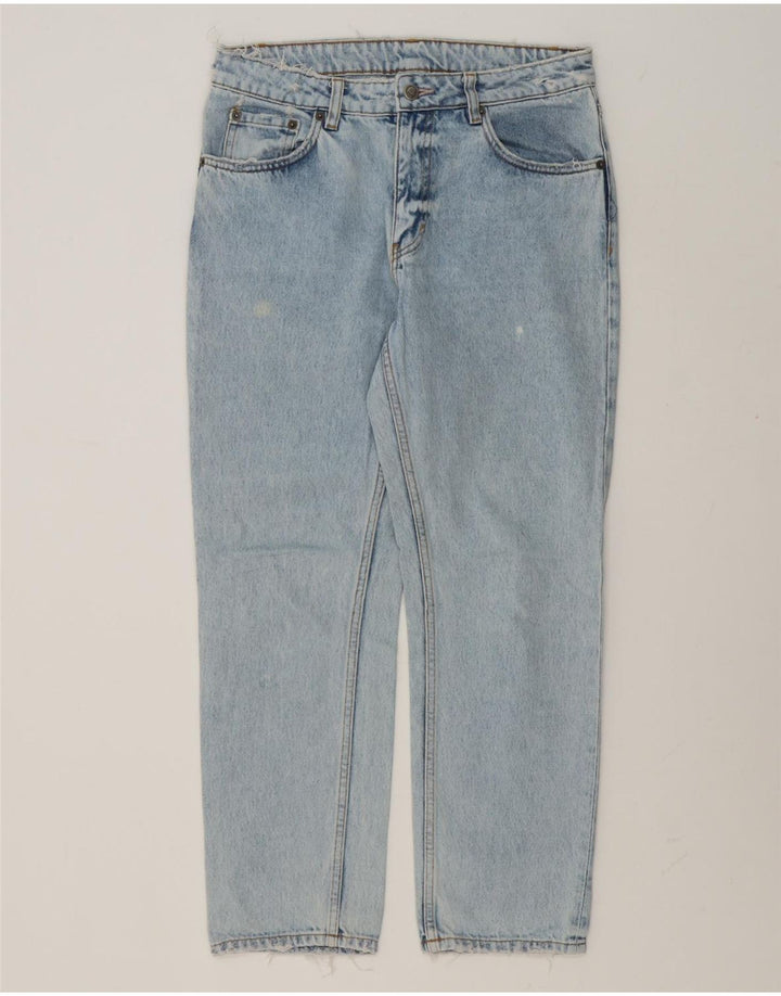 Cheap Monday Damen Tapered Jeans W29 L27 Blaue Baumwolle