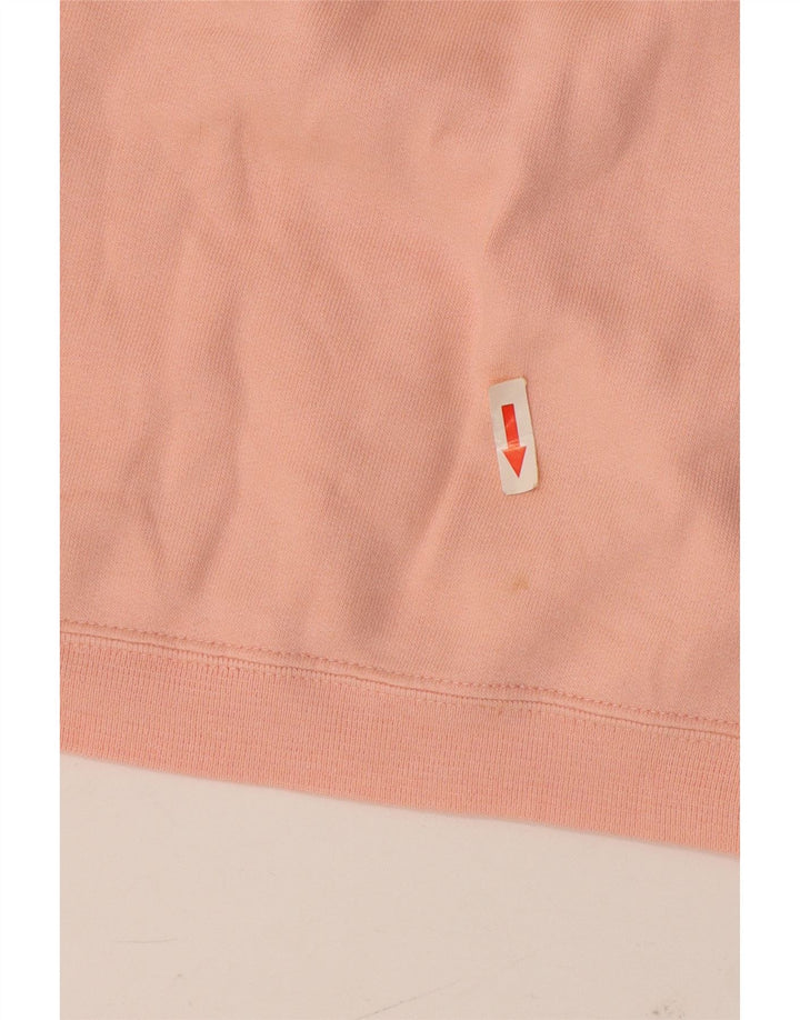 Vintage Damen Sweatshirt Pullover UK 14 Mittelrosa