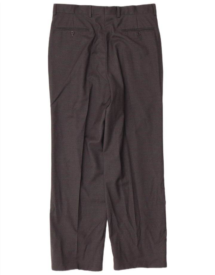 VALENTINO Herren zweireihiger 2-teiliger Anzug IT 50 Large W34 L30 Grau