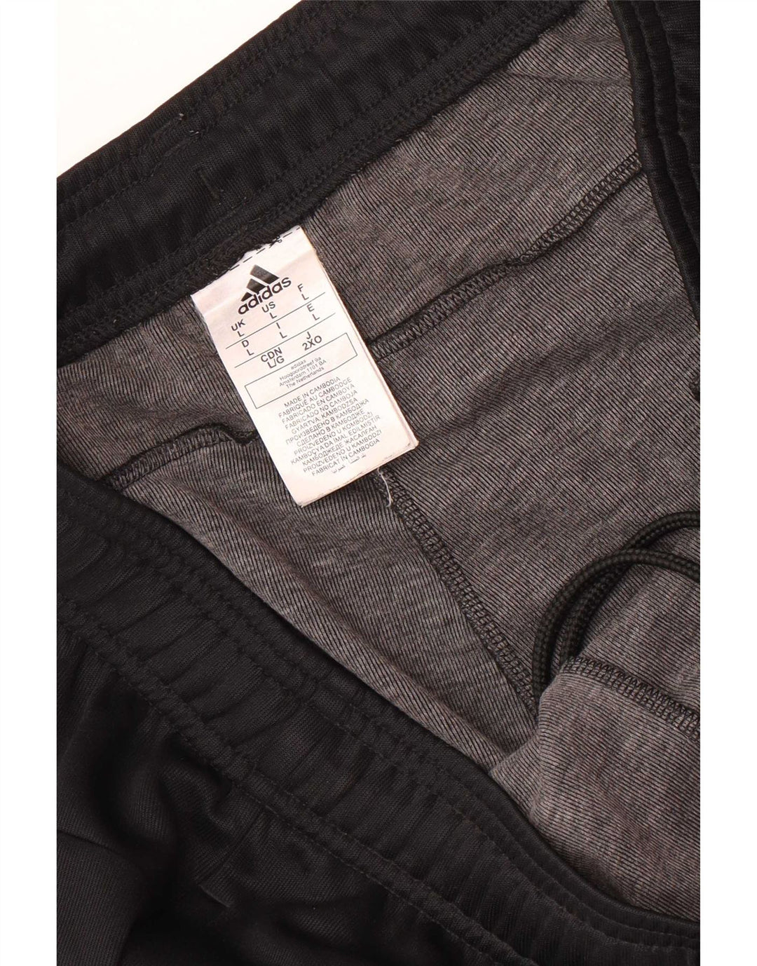 Adidas Herren-Trainingshose, Jogginghose, Größe L, Schwarz, Polyester