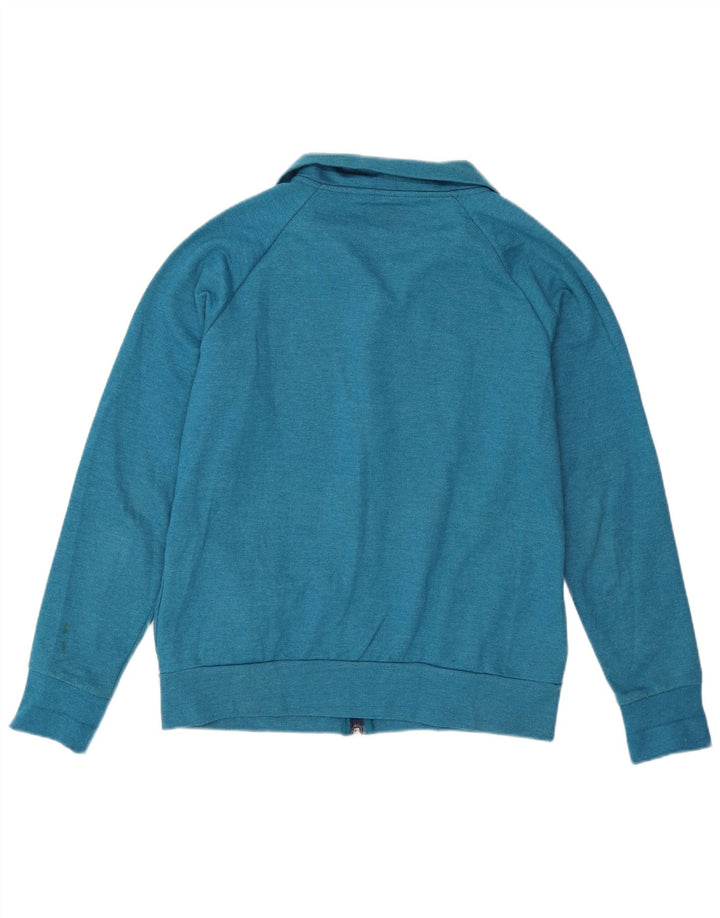 Kappa Damen-Trainingsanzug-Top-Jacke, UK 18, XL, blaue Baumwolle