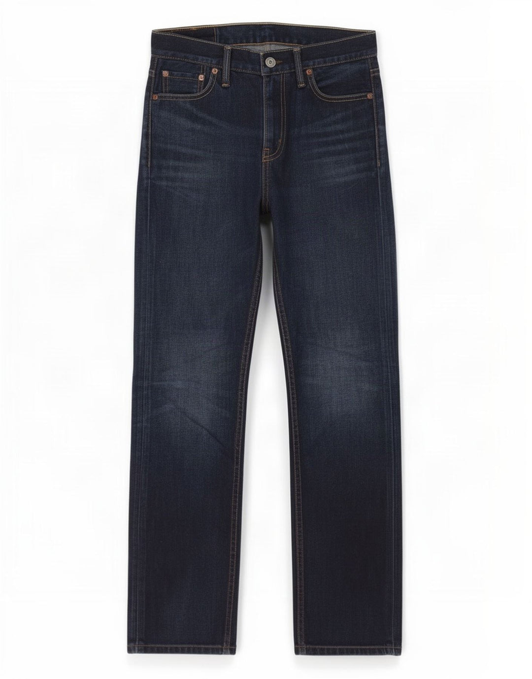 Levi's Herren 504 Straight Jeans W30 L32 Blaue Baumwolle