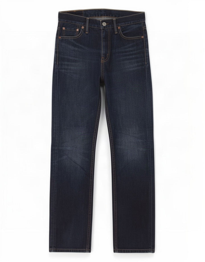 Levi's Herren 504 Straight Jeans W30 L32 Blaue Baumwolle