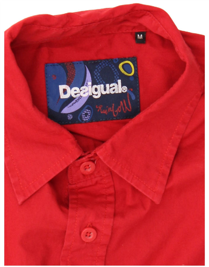 DESIGUAL Herren Grafikshirt Mittelrot
