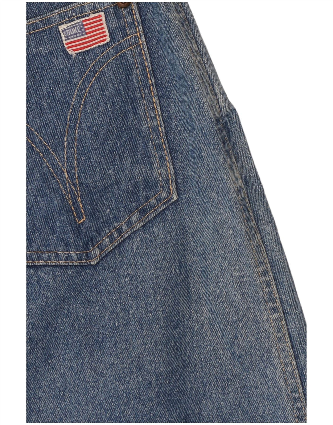 DUKE Damen Jeansshorts W28 Mittelblau