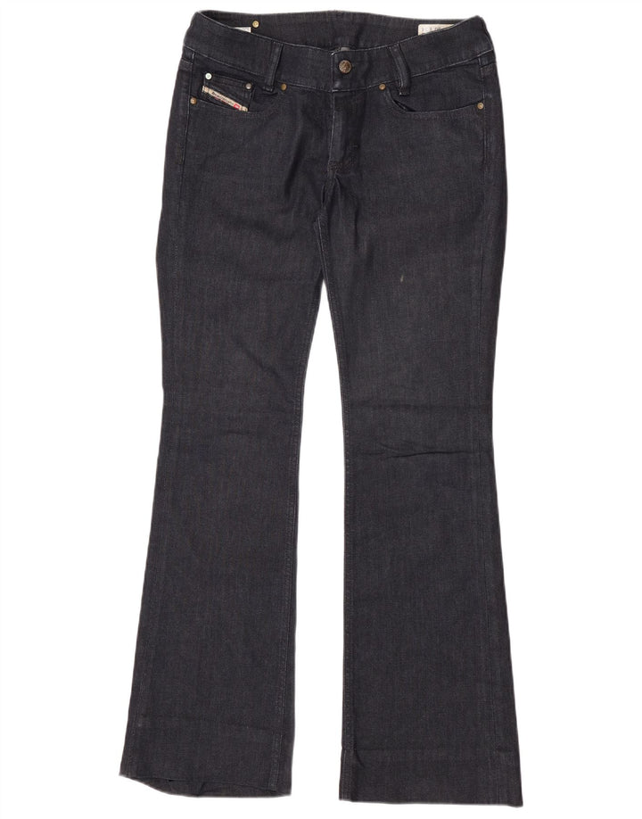 Diesel Damen Louvely Flared Jeans W30 L31 Marineblaue Baumwolle