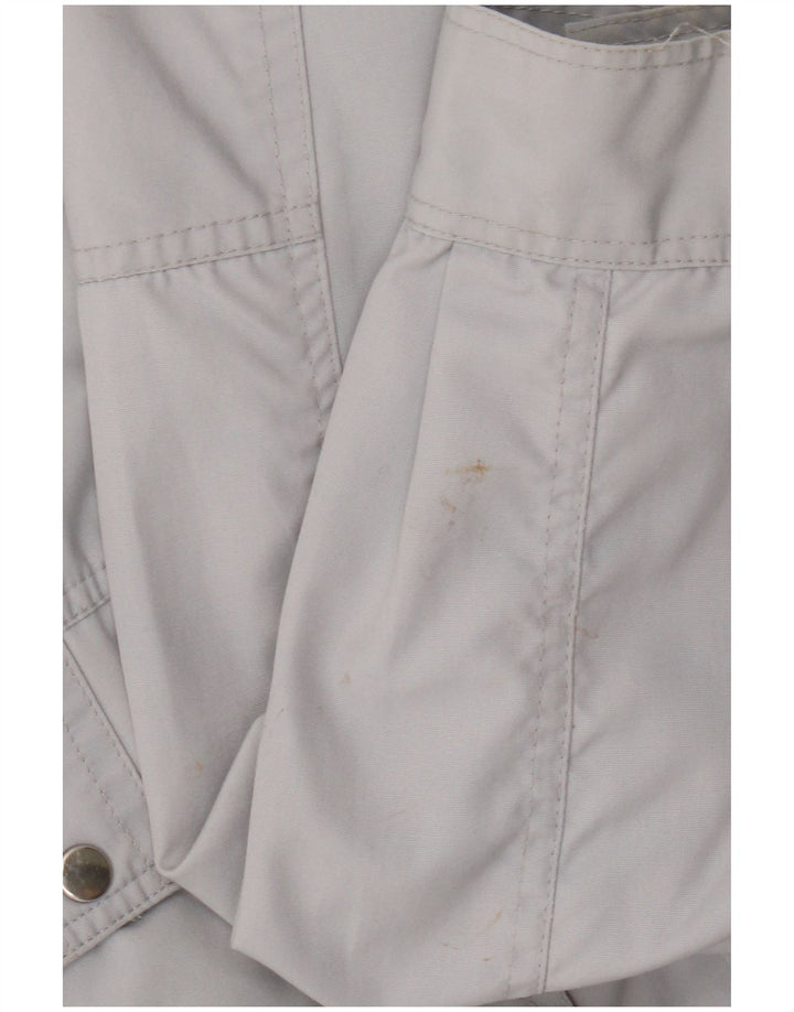 C&A Herren Utility Jacke UK 36 Small Grau Polyester
