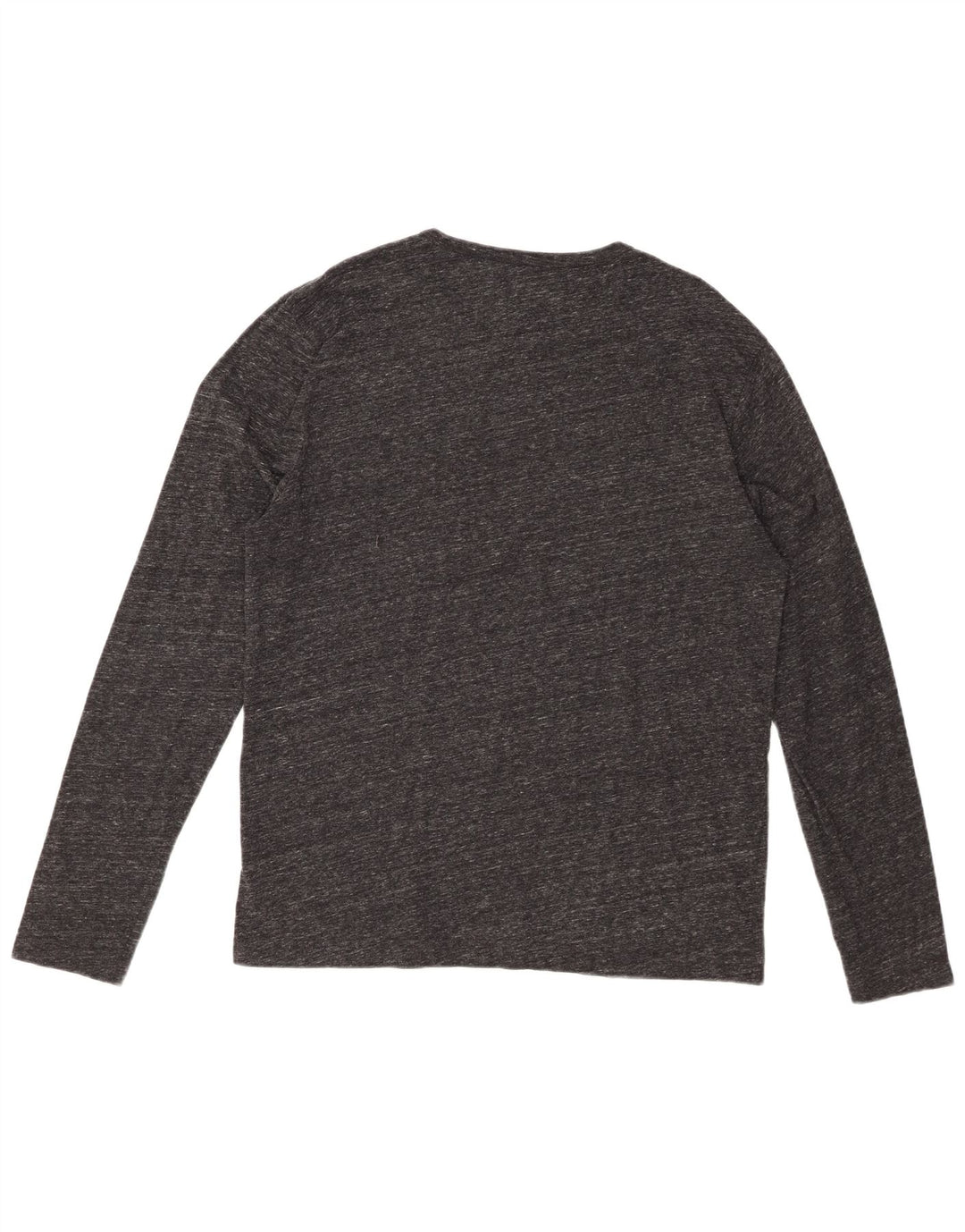 JACK WILLS Herren-Oberteil, langärmelig, groß, grau gefleckte Baumwolle