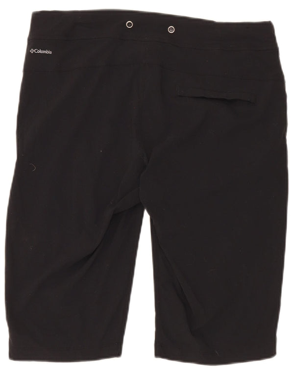 Columbia Damen Omni-Shade Regular Sport Shorts US 8 Medium W30 Schwarzes Nylon